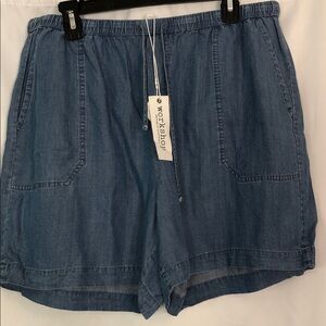 Workshop Republic Clothing Women's Casual Blue Jean Shorts Size XL